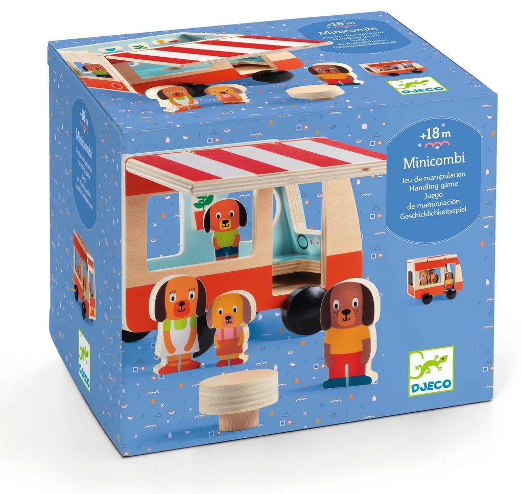 Obytné auto s medveďou rodinkou