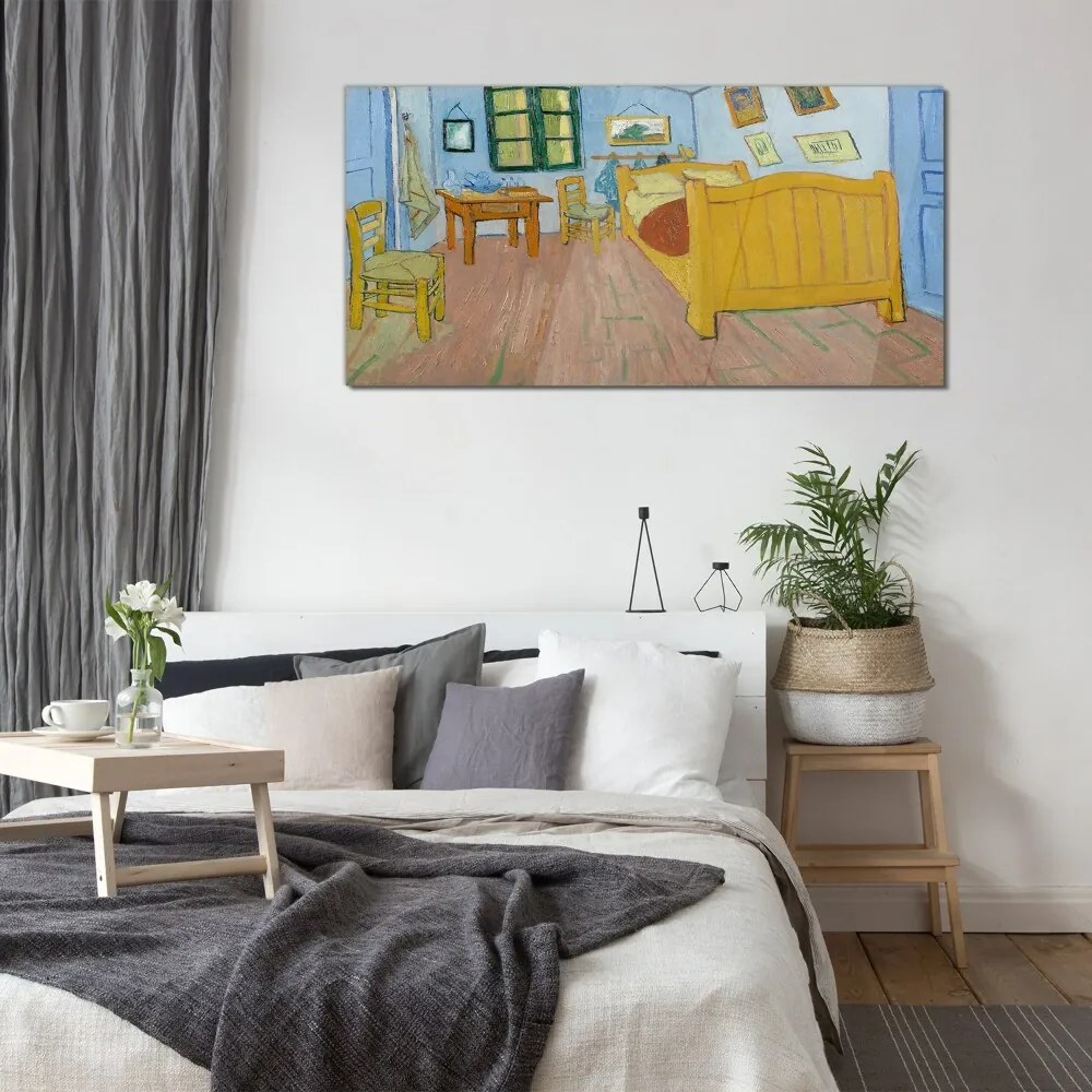 Obraz na skle Spálňa v arles van gogh
