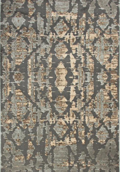 Koberec HOME W7051 krémový / tmavobéžový