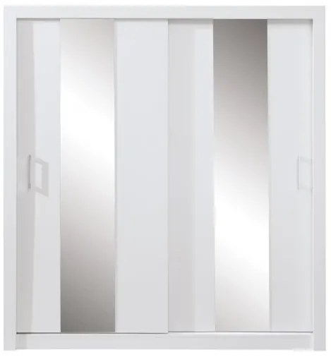 Šatník Duca 200, biela mat