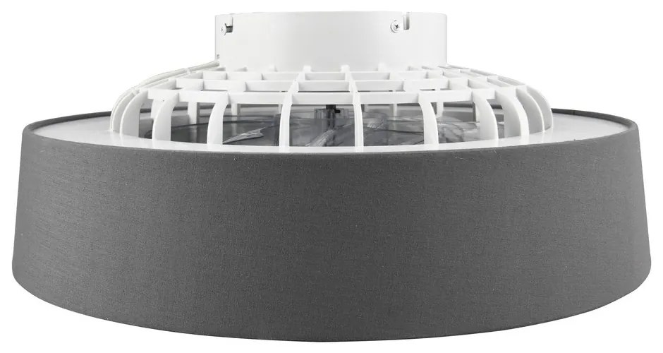 Sivé LED stropné svietidlo Farsund – Trio