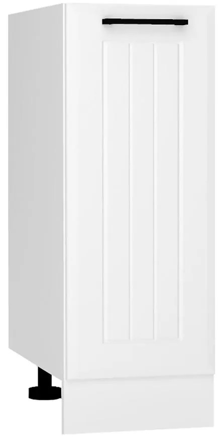 Skrinka do kuchyne Irma D30 Pl Biely hrášok Mat