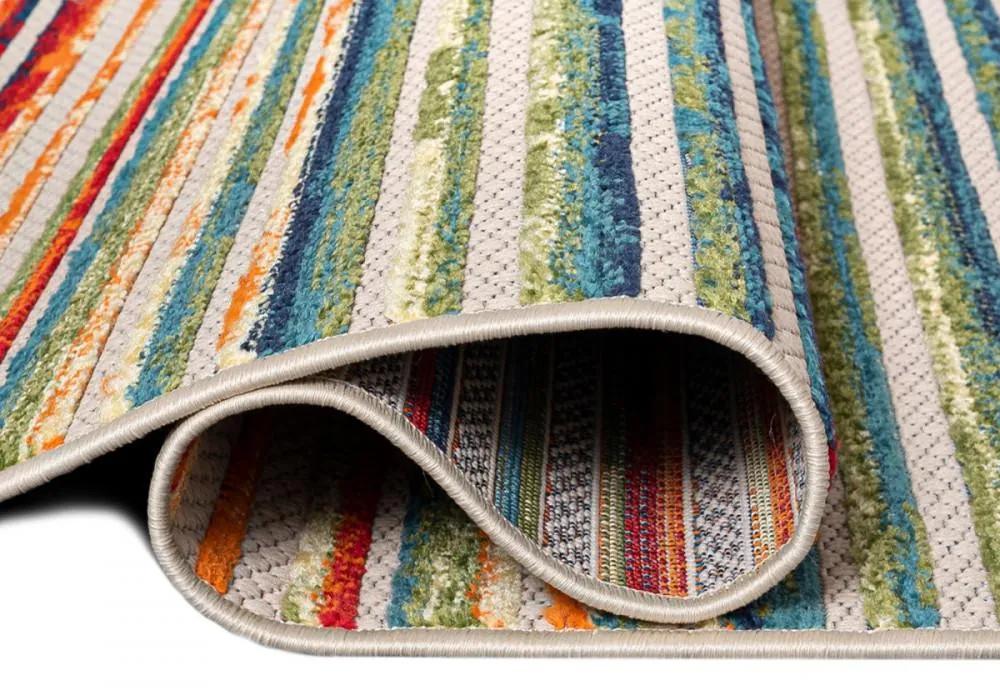 Kusový koberec Prúžky viacfarebný 120x170cm