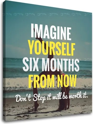 Motivačný obraz na stenu Imagine yourself