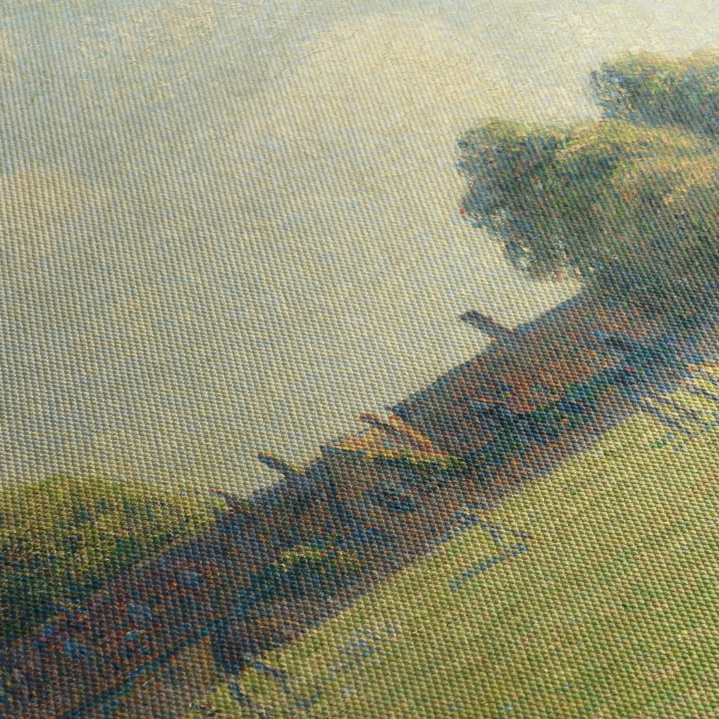 Obraz - Camille Pissarro, Hampton Court Green, reprodukcia (70x50 cm)