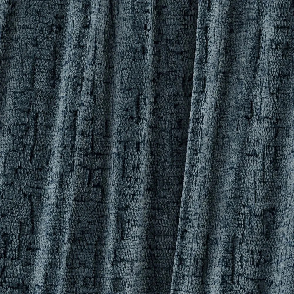 Sivomodrá čalúnená dvojlôžková posteľ s úložným priestorom s roštom 140x200 cm Voliera – Maison de Rêve