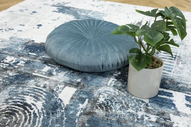 Koberec Argent 15105 U11 modrý / sivý