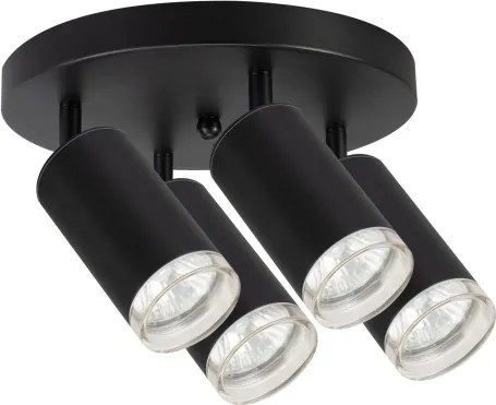 BRILAGI - Kúpeľňové bodové svietidlo SELE AQUA 4xGU10/30W/230V IP44 čierna