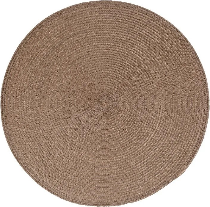 Okrúhle prestieranie BRAID 38 cm taupe