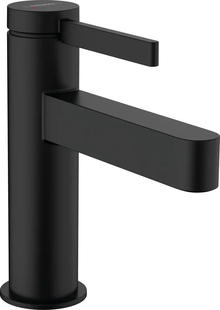 Hansgrohe Finoris, umývadlová batéria 110, s výpustom, EcoSmart, čierna matná, HAN-76020670