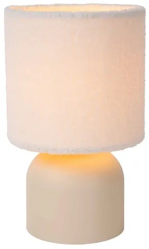 Lucide 10516/01/38 - Stolná lampa WOOLLY 1xE14/40W/230V krémová