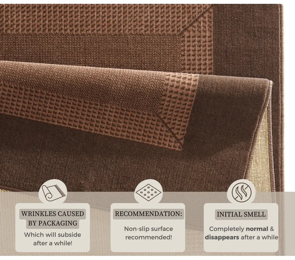 Hnedý koberec Hanse Home Basic, 160 x 230 cm