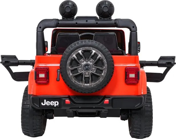 Elektrické autíčko Jeep Wrangler Rubicon LIFT oranžové