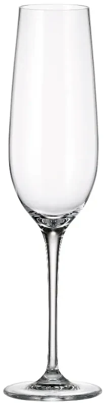 Dekorant Svadobné poháre na šampanské PRSTENE 270 ml 2KS