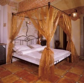 IRON-ART SARDEGNA - romantická kovová posteľ 160 x 200 cm, kov