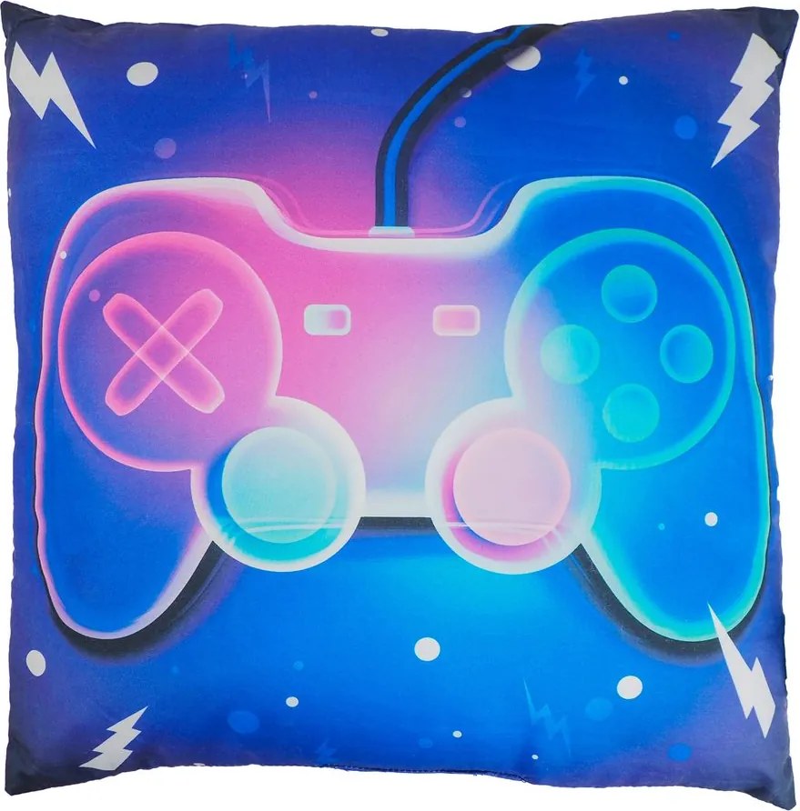 Jerry Fabrics Detský vankúšik s potlačou - Bluey - rodina | 40 x 40 cm