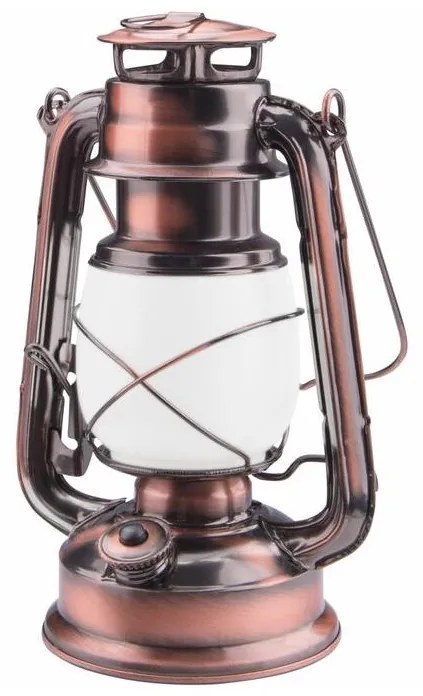 Extol - LED Petrolejová lampa LED/4xAA medená