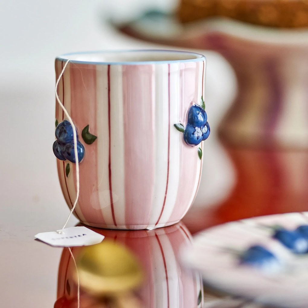 Bloomingville Hrnček Carry Rose 235 ml