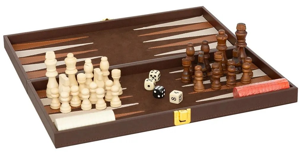 Set na šach a backgammon Double