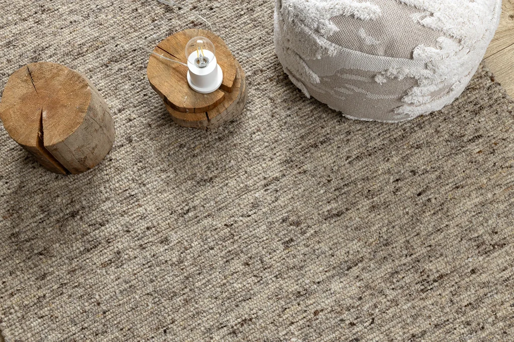 Koberec NEPAL 2100 vlnený, obojstranný, prírodný, sand/béžový