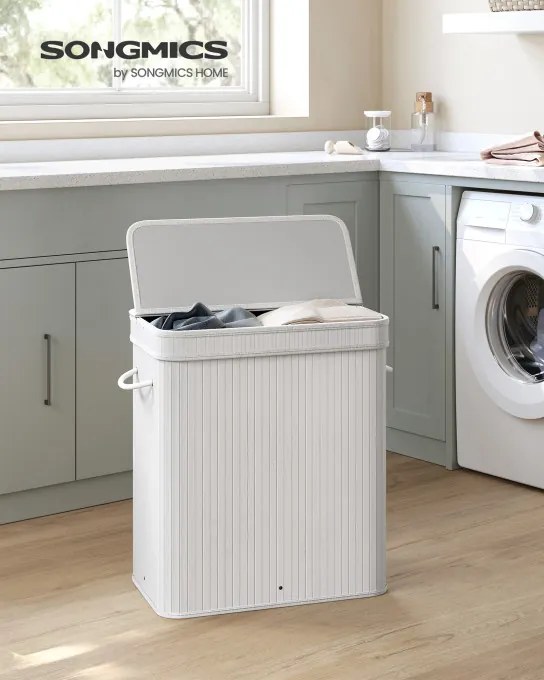 Bambusový kôš na bielizeň 100 L LCB063W01