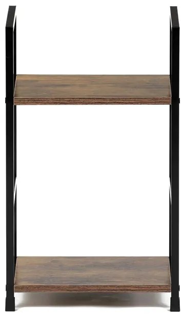 BONTEC Regál, mdf, hnedá, GD-212 OAK Farba: Hnedá