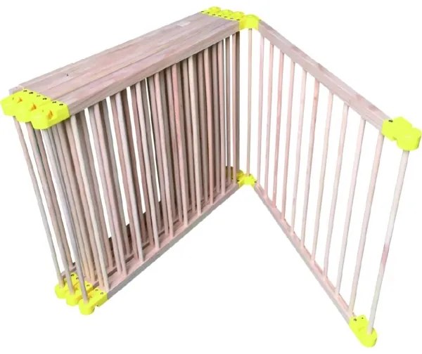 2Kids Toys - Detská drevená ohrádka XXL 210x210 cm béžová