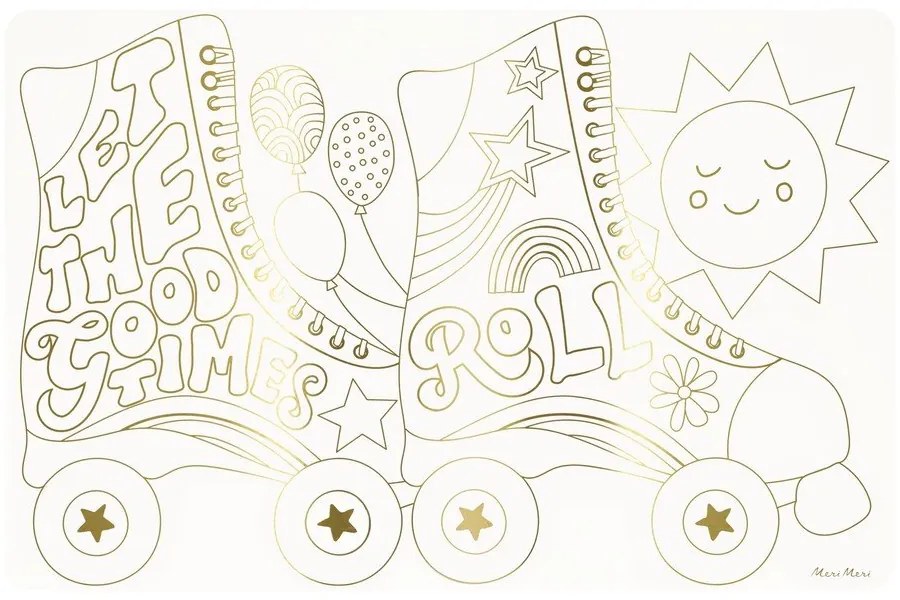 Papierové prestieranie v súprave 8 ks 28x42.5 cm Happy Icons – Meri Meri