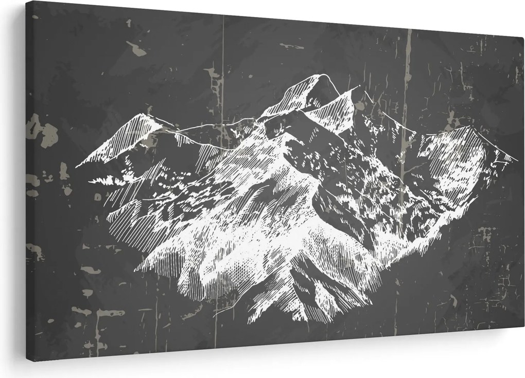 Obraz - Ilustrácie hôr (90x60 cm)
