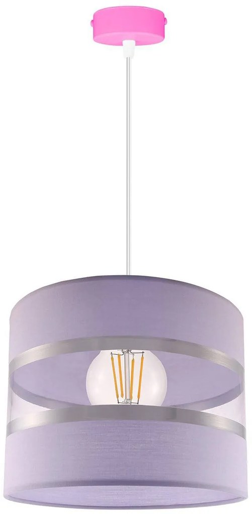 Závesné svietidlo Elegance, 1x textilné tienidlo (výber z 8 farieb), (výber z 3 farieb konštrukcie)