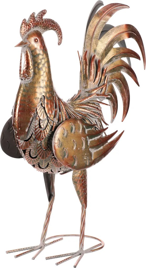 Kohút 53 cm - kovová záhradná dekorácia