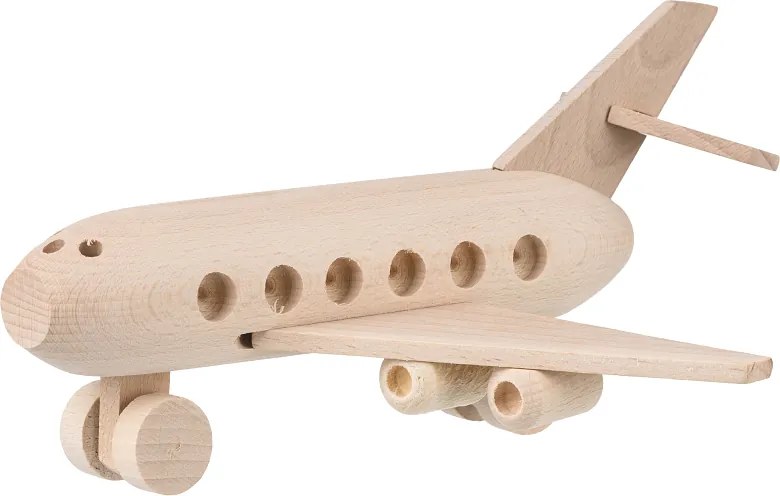 ČistéDrevo Drevené lietadlo Airbus