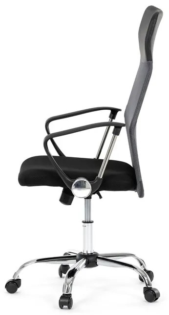 Autronic BONTEC Kancelárska stolička, hojdací mechanizmus, šedá sieťovina, KA-E305 GREY Farba: Šedá