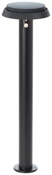 Brilliant - LED Solárna lampa so senzorom ALVERO LED/4W/3,7V 70 cm IP44 čierna