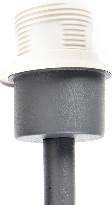 Moderná nástenná lampa tmavosivá 1-svetlo s vypínačom - Combi