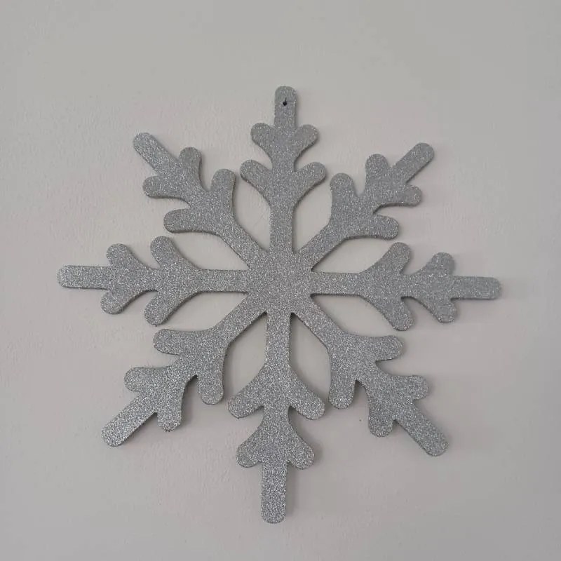 DECOLED Vločka IV, pr. 80 cm, stříbrná