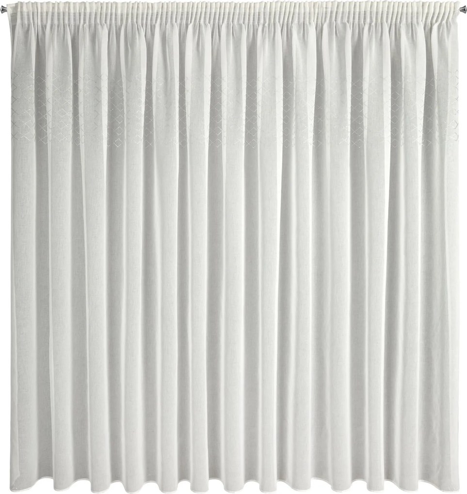 ZÁCLONA NA PÁSKE KLEO 345X260 CM BIELA