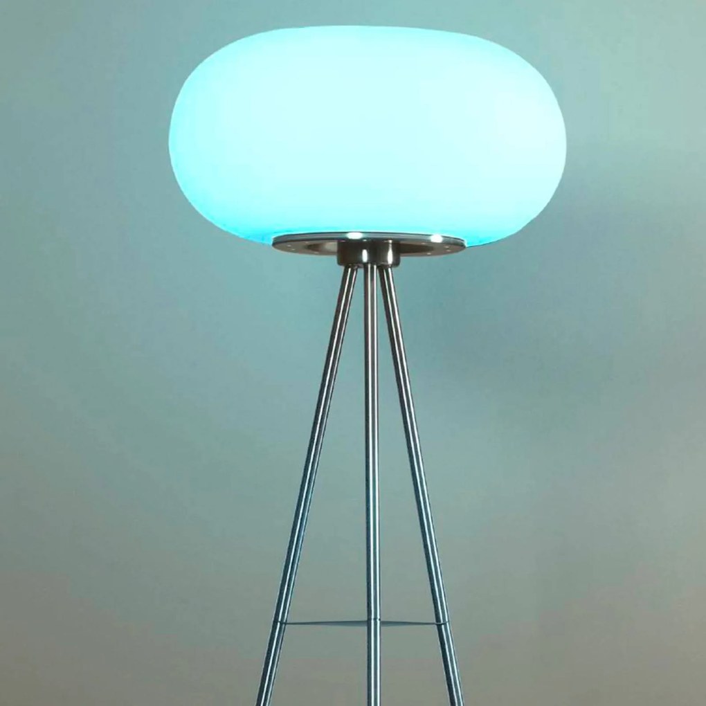 EGLO connect Optica-C stojaca LED lampa, trojnožka