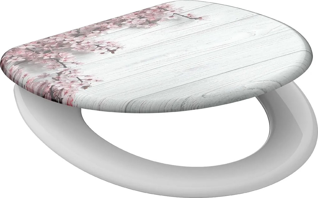 Eisl Sanitär WC sedadlo Duroplast Soft Close Flowers and Wood 82197