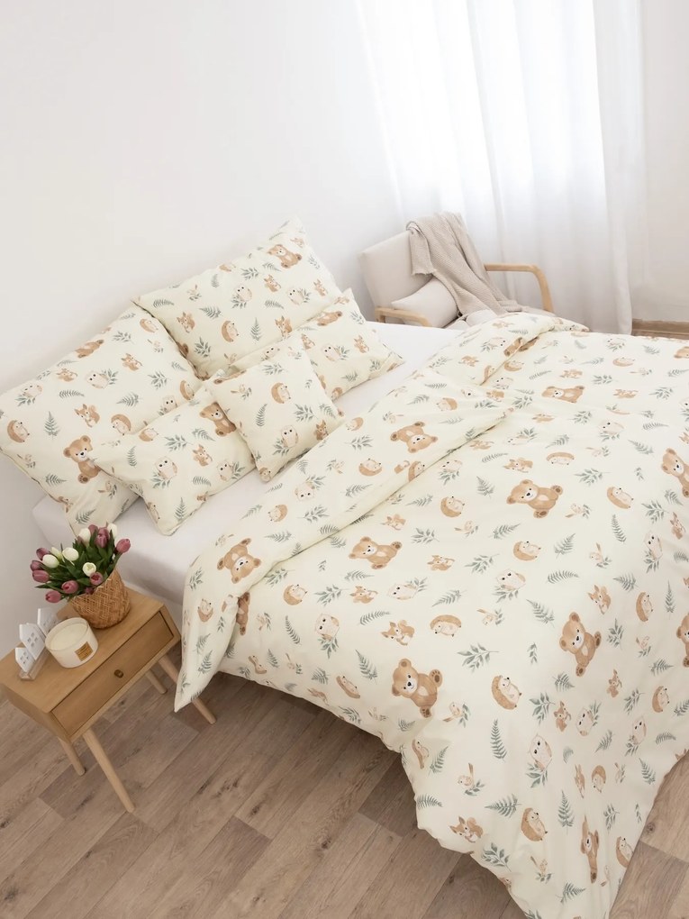 Bavlnené obliečky Renforcé - Lesní kamaráti
