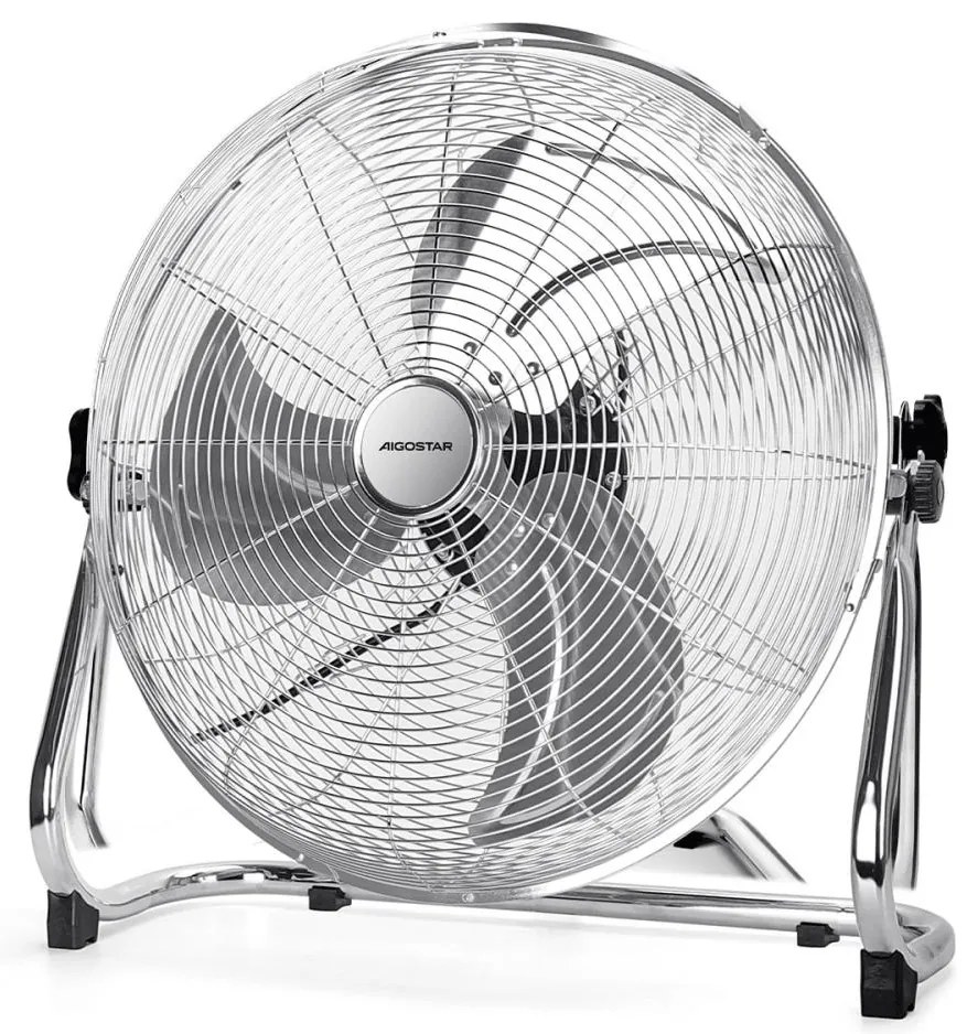 Aigostar B.V. Aigostar - Podlahový ventilátor 100W/230V chróm AI1129