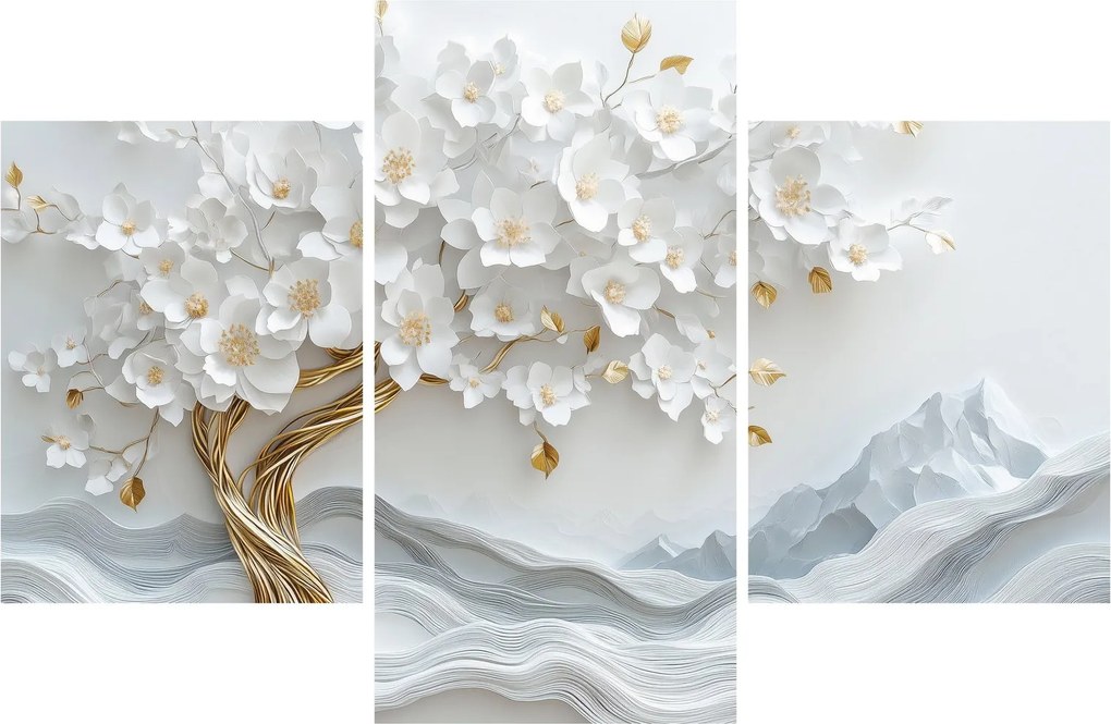 Obraz – 3D elegantný strom života (90x60 cm)