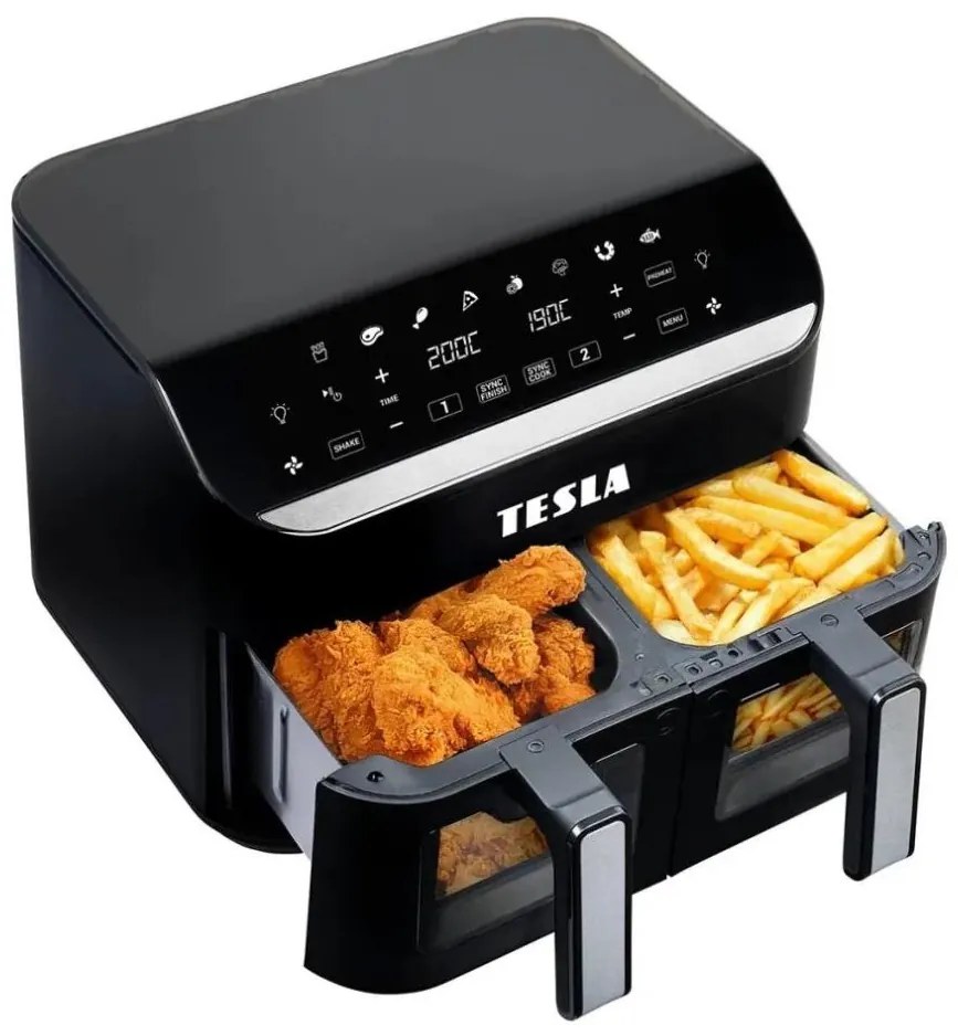 TESLA Electronics AirCook - multifunkčná digitálna fritéza 9 l, 2400W/230V