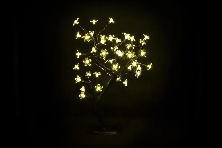 Nexos 5978 Dekoratívne LED osvetlenie - strom s kvietkami, teple biele