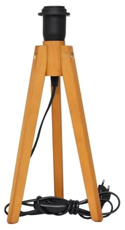 Stolná lampa ALBA 1xE27/15W/230V čierna/zlatá/dub