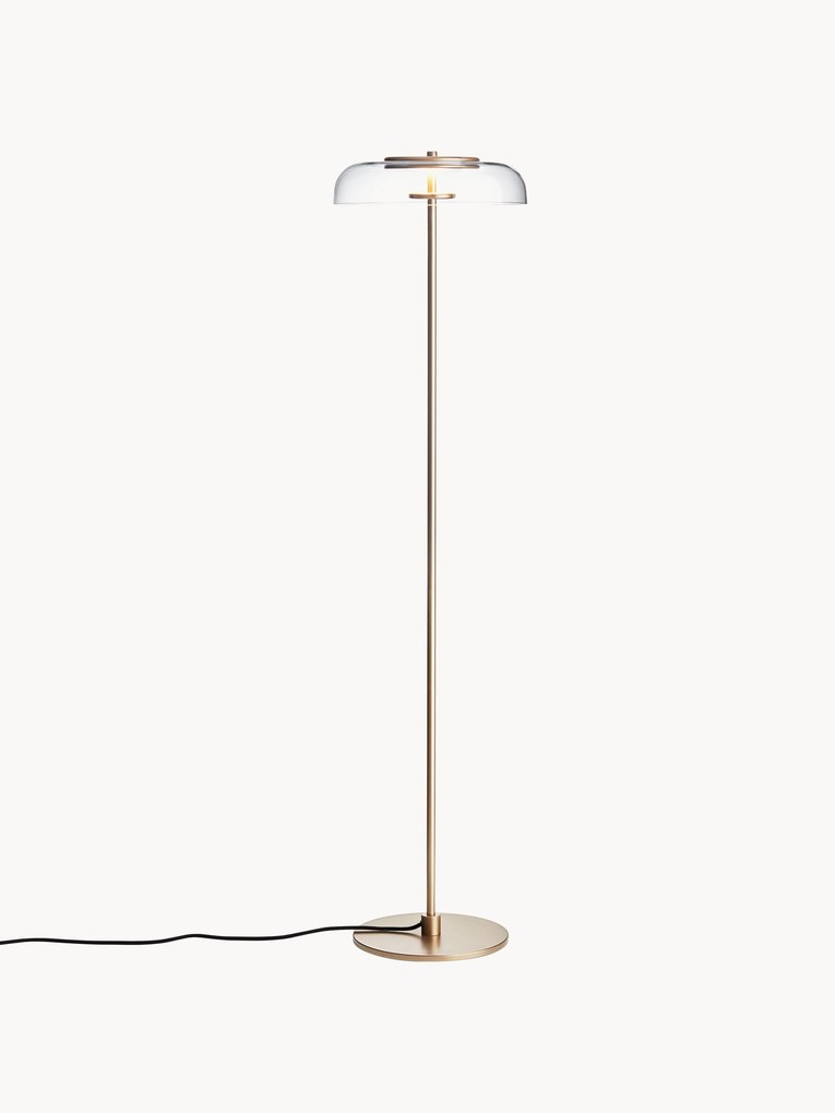 Malá ručne fúkaná stmievateľná stojacia LED lampa Blossi