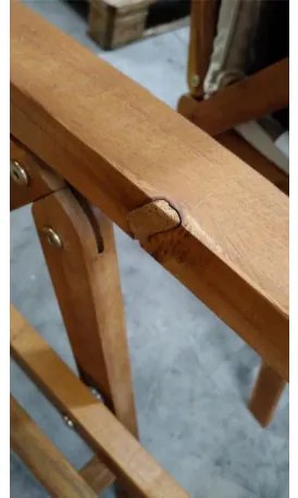 Doppler ATLAN - záhradné drevené polohovacie kreslo - 2. akosť