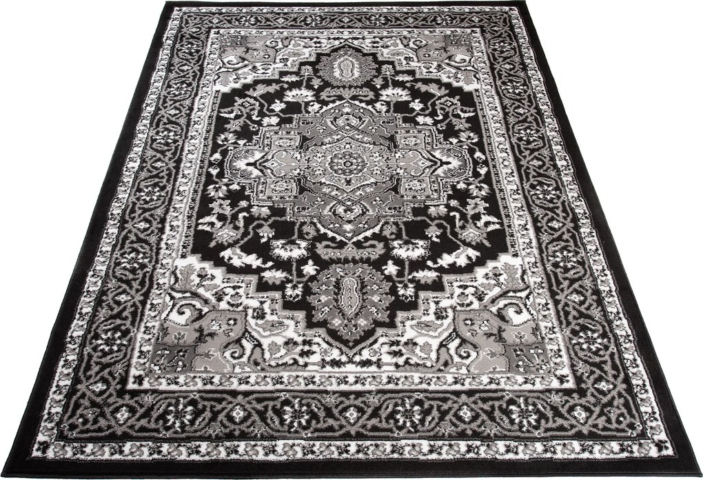 TA Koberec Q011A ČIERNA EUFRAT ESM Rozmer: 200x300 cm