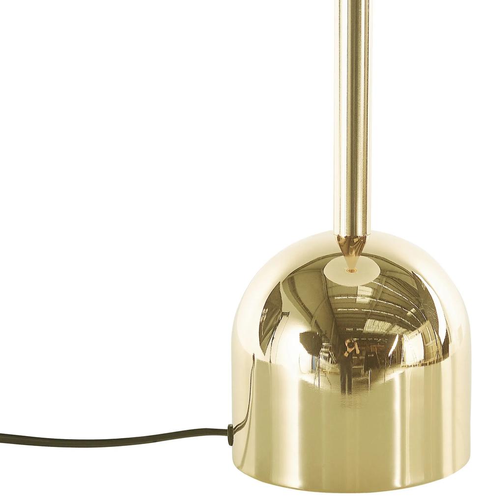 Kovová stolná lampa zlatá MACASIA Beliani