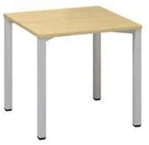 Kancelársky stôl Alfa 200, 80 x 80 x 74,2 cm, rovné vyhotovenie, dezén divoká hruška, RAL9022